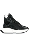 MM6 MAISON MARGIELA FLARE HIGH-TOP SNEAKERS