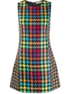 ALICE AND OLIVIA HOUNDSTOOTH SHIFT DRESS  