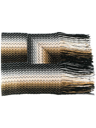 Missoni Lurex Knit Scarf In Multicolor