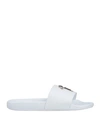 Giuseppe Zanotti Brett Logo-plaque Slides In White