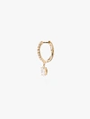 ANITA KO 18K YELLOW GOLD DIAMOND HOOP EARRING,AK1HM14015233