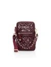MZ WALLACE Micro Quilted Patent Crossbody Bag