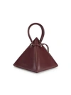 Nita Suri Women's Lia Pyramid Leather Top Handle Bag In Rodas