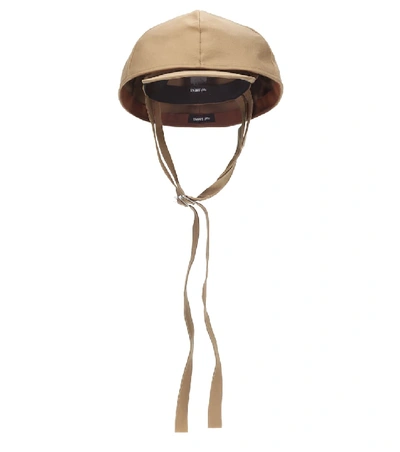 Raf Simons Doubled Cotton Hat In Brown