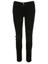 Amiri Thrasher Minimal Skinny Jeans In Black