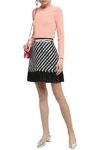 EMILIO PUCCI FRINGED WOOL, SILK AND COTTON-BLEND TWEED MINI SKIRT,3074457345625231897