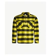 SANDRO LUMBER CHECKED RELAXED-FIT COTTON SHIRT
