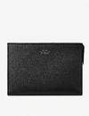 SMYTHSON GRAINED LEATHER WASH BAG 14.5CM X 21CM,895-10192-1024142