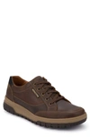 Mephisto 'paco' Waterproof Walking Sneaker In Tobacco Leather