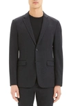 Theory Clinton Marled Ponte Sport Coat In Eclipse Multi