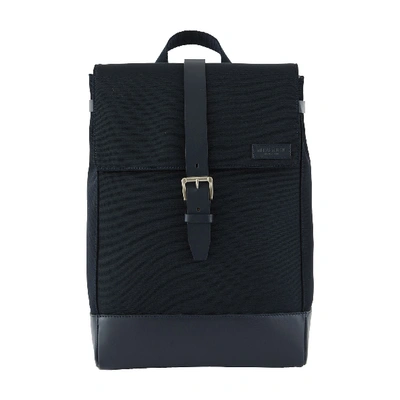Ateliers Auguste Ménilmontant Backpack In Navy / Navy Leather