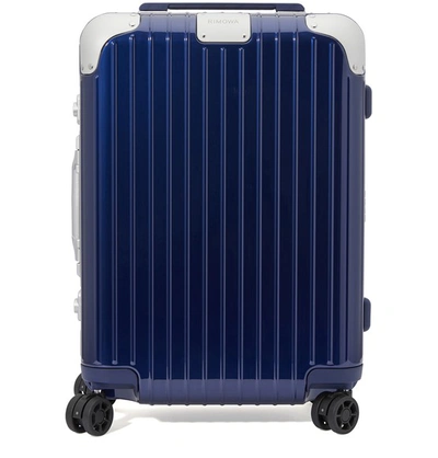 Rimowa Hybrid Cabin Spinner Luggage In Blue Gloss