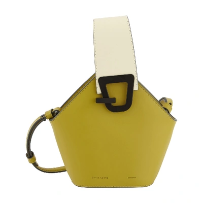 Danse Lente Mini Johnny Hand Bag In Olive-dove