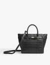 MULBERRY BAYSWATER MINI CROC-EMBOSSED LEATHER TOTE,217-82025479-HH5920132A100