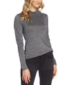 VINCE CAMUTO METALLIC MOCK-NECK SWEATER