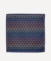 Liberty London Dusk Iphis 45 X 45cm Silk Twill Scarf In Purple