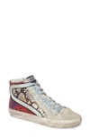 GOLDEN GOOSE SLIDE HIGH TOP SNEAKER,G35WS595.A58