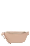 Rebecca Minkoff Bree Leather Belt Bag - Grey In Perla