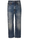 R13 CROPPED LENGTH WIDE LEG JEANS,11079274