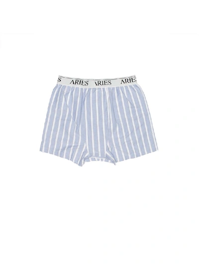 Aries Boxer Shorts In White