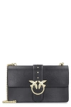 PINKO LOVE SIMPLY LEATHER SHOULDER BAG,11079645