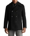 POLO RALPH LAUREN MEN'S WOOL-BLEND PEACOAT