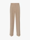 GUCCI GUCCI RELAXED TURN-UP CUFF TROUSERS,562068ZAAC613575238