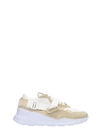 IH NOM UH NIT SNEAKERS IN BEIGE SUEDE AND FABRIC,11079917
