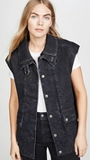 STELLA MCCARTNEY WAISTCOAT ORGANIC EXTREME BLACK