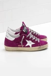 GOLDEN GOOSE Sneakers Superstar Violet Suede White Star