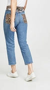 ALICE AND OLIVIA AMAZING HIGH RISE GIRLFRIEND JEANS
