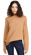 FRAME HIGH-LOW CASHMERE MOCK NECK SWEATER,FRAME31207