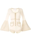ALICE MCCALL HEAVEN HELP RIBBED KNIT PLAYSUIT