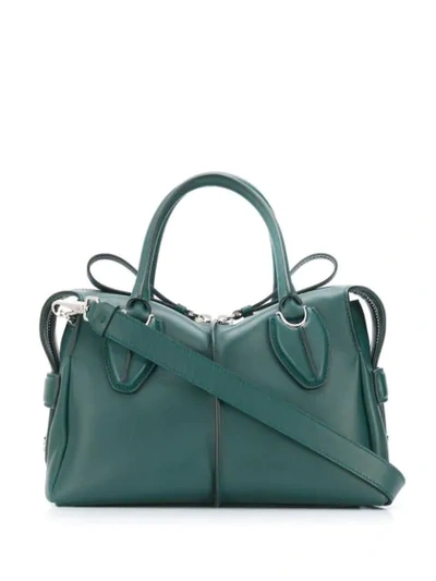 Tod's D-styling Medium Tote In Green