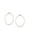 NATALIE MARIE 9KT ROSE GOLD ECLIPSE EARRINGS