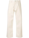STUDIO NICHOLSON HIGH-WAISTED CROPPED JEANS