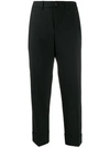 INCOTEX CROPPED TAILORED TROUSERS