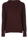 Vince Dahlia Jumper In Red