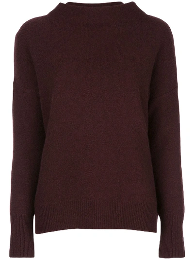 Vince Dahlia Jumper In Red