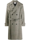 ALEXANDER MCQUEEN EXPLODED DOGTOOTH TRENCH COAT