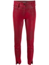 ANN DEMEULEMEESTER SKINNY FIT TROUSERS