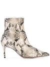 Schutz Bette Ankle Boots In White