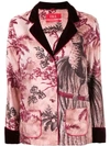 F.R.S FOR RESTLESS SLEEPERS BOTANICAL PRINT SILK JACKET