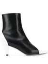 GIVENCHY COLOUR BLOCK ANKLE BOOTS