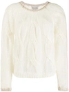 FORTE FORTE CABLE KNIT SWEATER