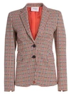 AKRIS PUNTO WOMEN'S HOUNDSTOOTH BLAZER,0400011129732