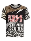 ALICE AND OLIVIA PATCHWORK KISS GRAPHIC TEE