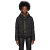 MONCLER MONCLER BLACK DOWN LENA HOODED JACKET