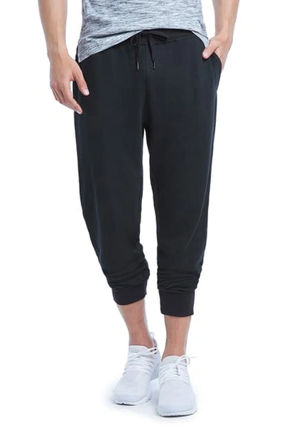 2(x)ist Terry Cotton-blend Sweatpants In Black