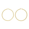 JW ANDERSON JW ANDERSON GOLD EXTRA LARGE TWISTED EARRINGS